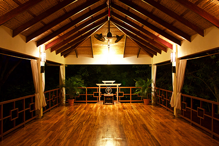 Healthy food, massage, personal reflection, transformation and rejuvenation